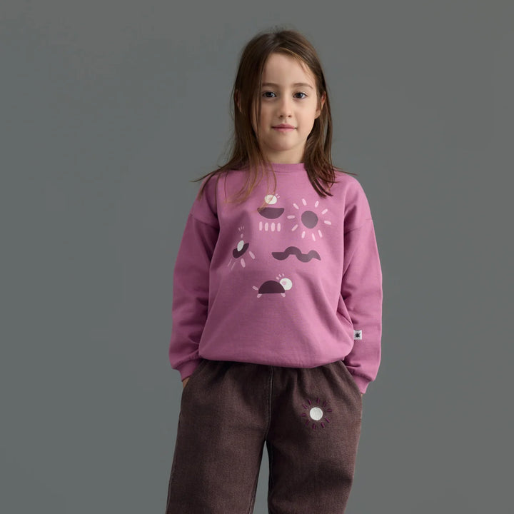 Yucca "Grow" Sweatshirt Pembe