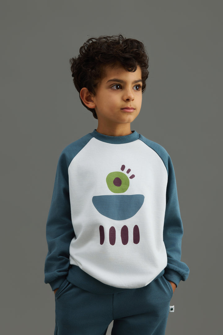 Yucca "Reglan" Sweatshirt Mavi