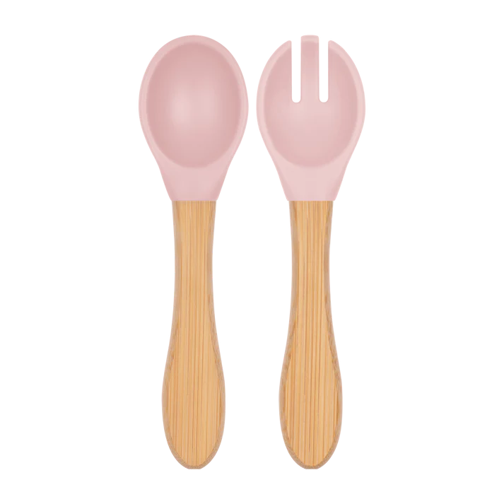 OiOi Mama Kaşığı + Çatal Pinky Pink