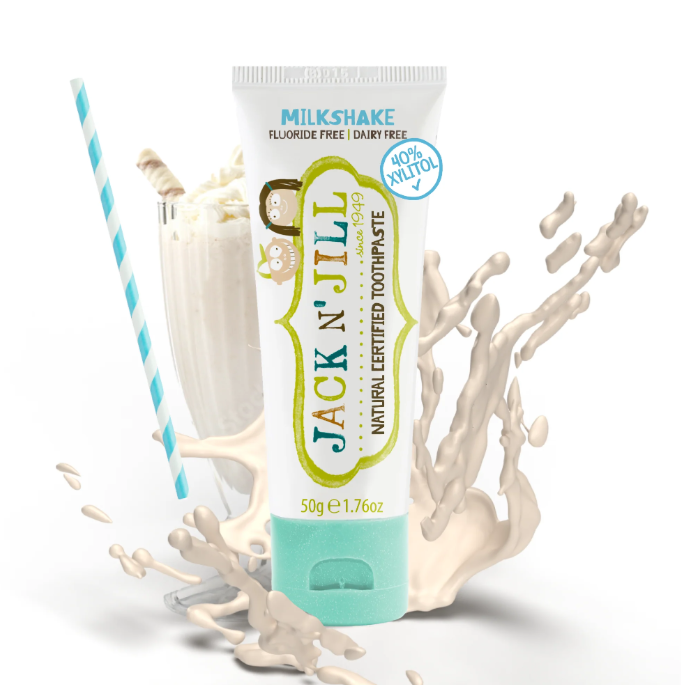 Doğal Sertifikalı- Milkshake Aromalı Diş Macunu Florürsüz 50g