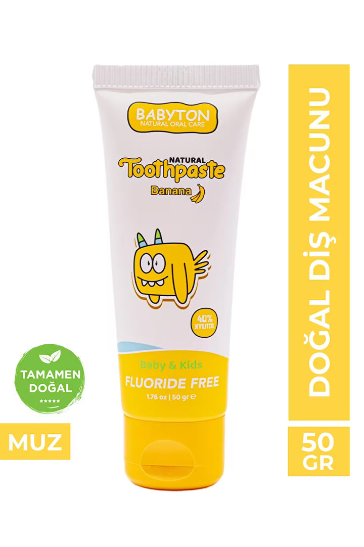 Organik Doğal Muz Aromalı Diş Macunu 50gr
