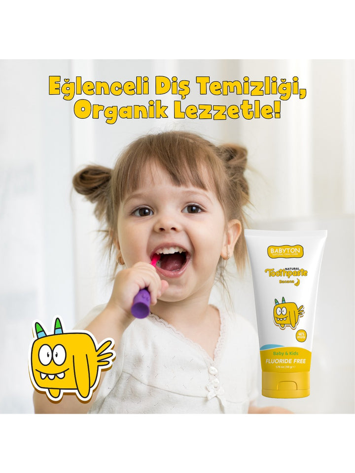 Organik Doğal Muz Aromalı Diş Macunu 50gr
