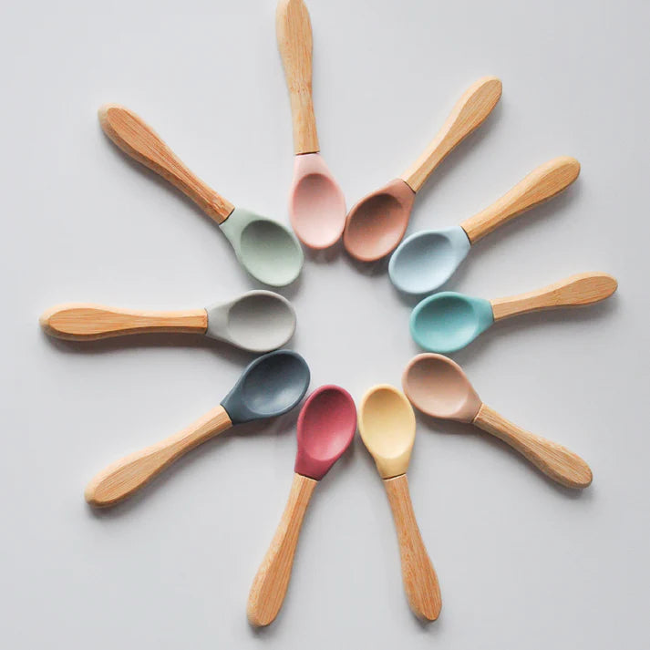 OiOi Mama Kaşığı + Çatal Bubble Beige