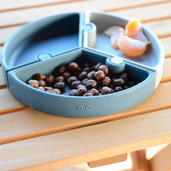 OiOi Puzzle Mineral Blue / Powder Grey