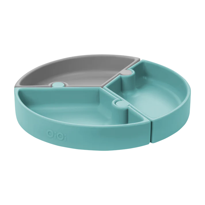 OiOi Puzzle Aqua Green / Powder Grey