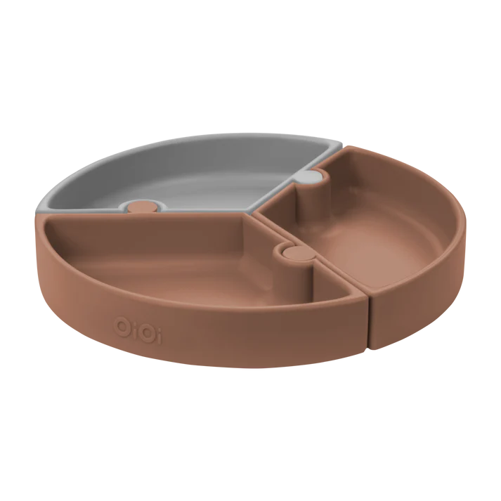 OiOi Puzzle Woody Brown / Powder Grey