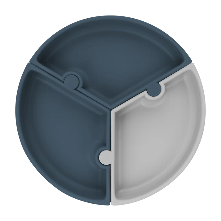 OiOi Puzzle Deep Blue / Powder Grey