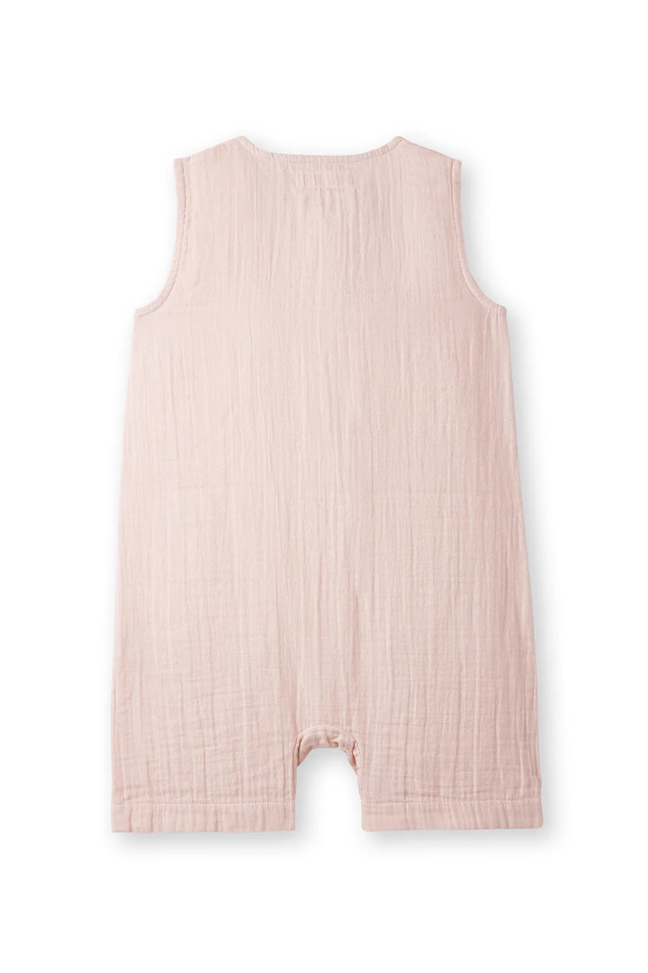 PETiT CORAL MÜSLİN ROMPER PUDRA