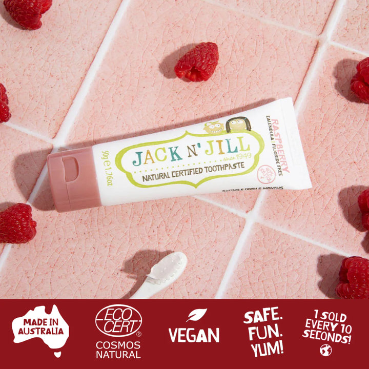 Doğal Sertifikalı- Ahududu Aromalı Diş Macunu 50g