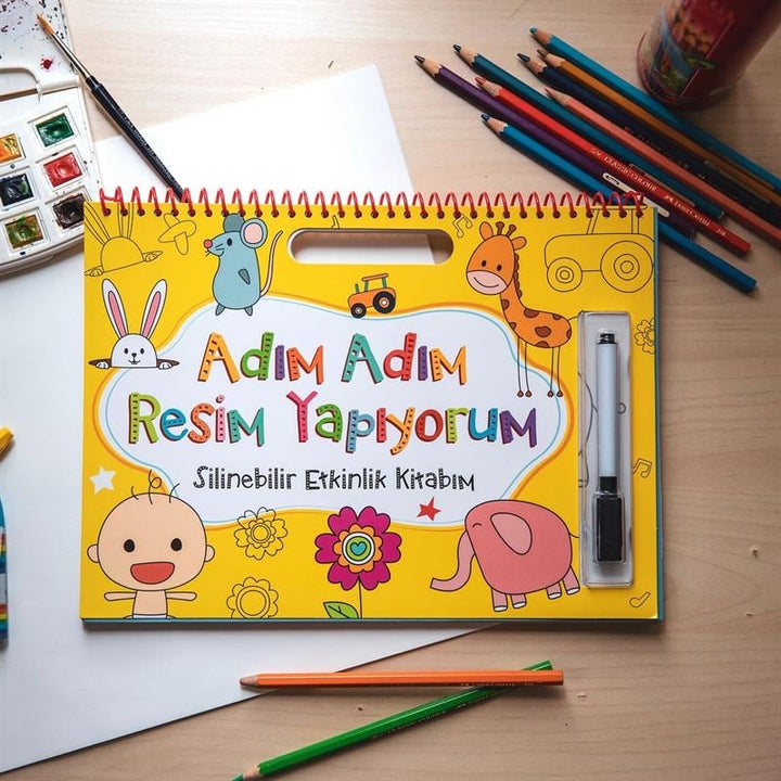 ADIM ADIM RESİM YAPIYORUM-SARI