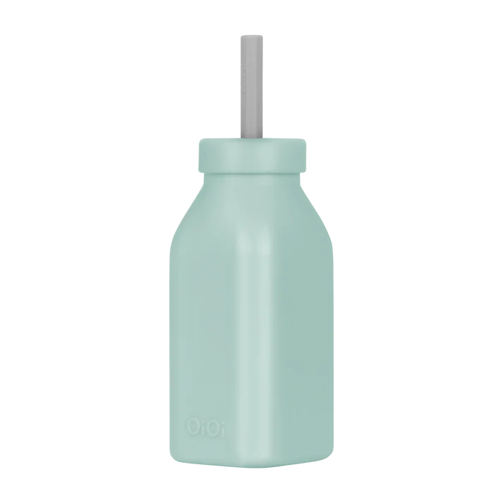 OiOi Şişe+Pipet River Green / Powder Grey