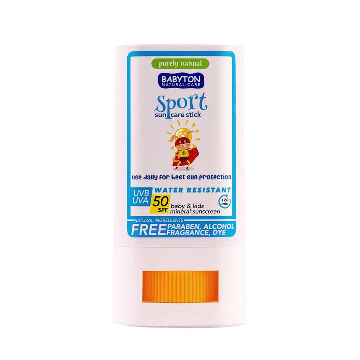 Bebek &amp; Çocuk Suya Dayanıklı Doğal Güneş Koruyucu Stick 50 SPF 20 gr