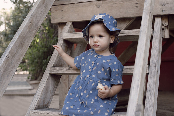 BLUE ICE ’PLANT CERAMICS’ DRESS