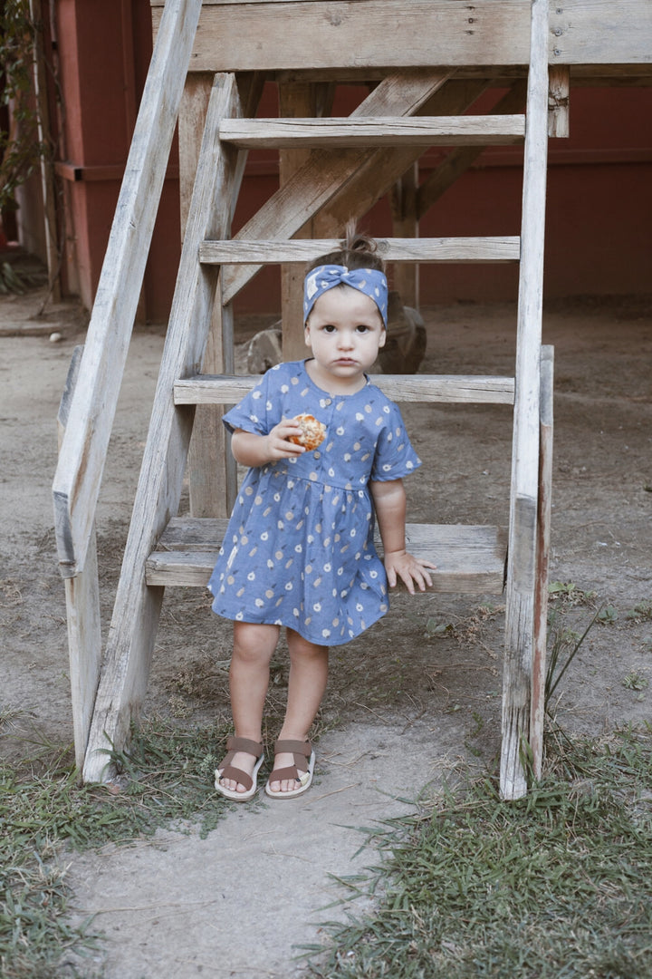 BLUE ICE ’PLANT CERAMICS’ DRESS