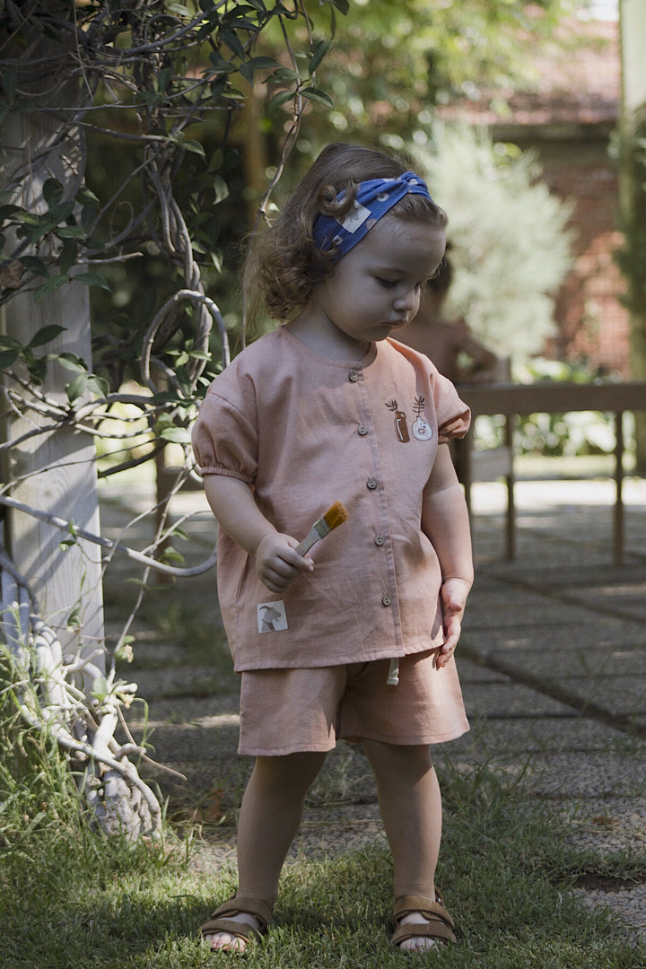 ORGANIC CORK ’TWO PLANT CERAMICS’ SHIRT