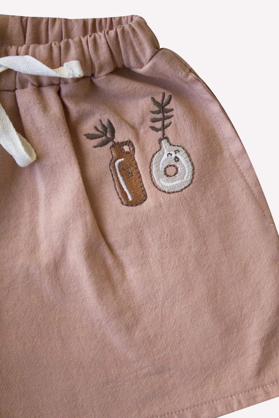 ORGANIC CORK ’TWO PLANT CERAMICS’ WOVEN SHORT