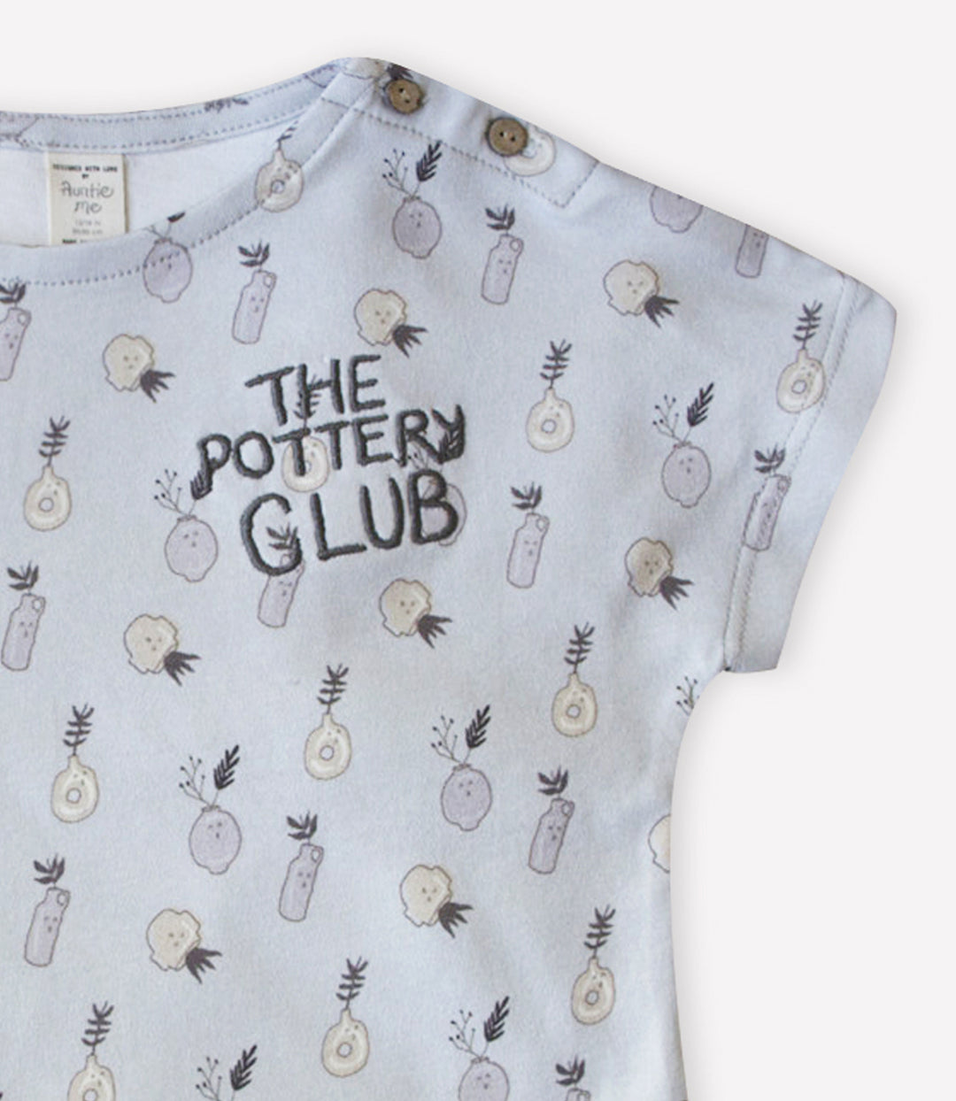 ORGANIC FOGGY DEW ’PLANT CERAMICS T-SHIRT