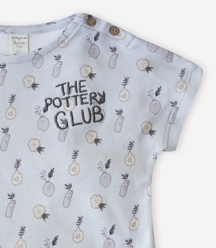 ORGANIC FOGGY DEW ’PLANT CERAMICS T-SHIRT