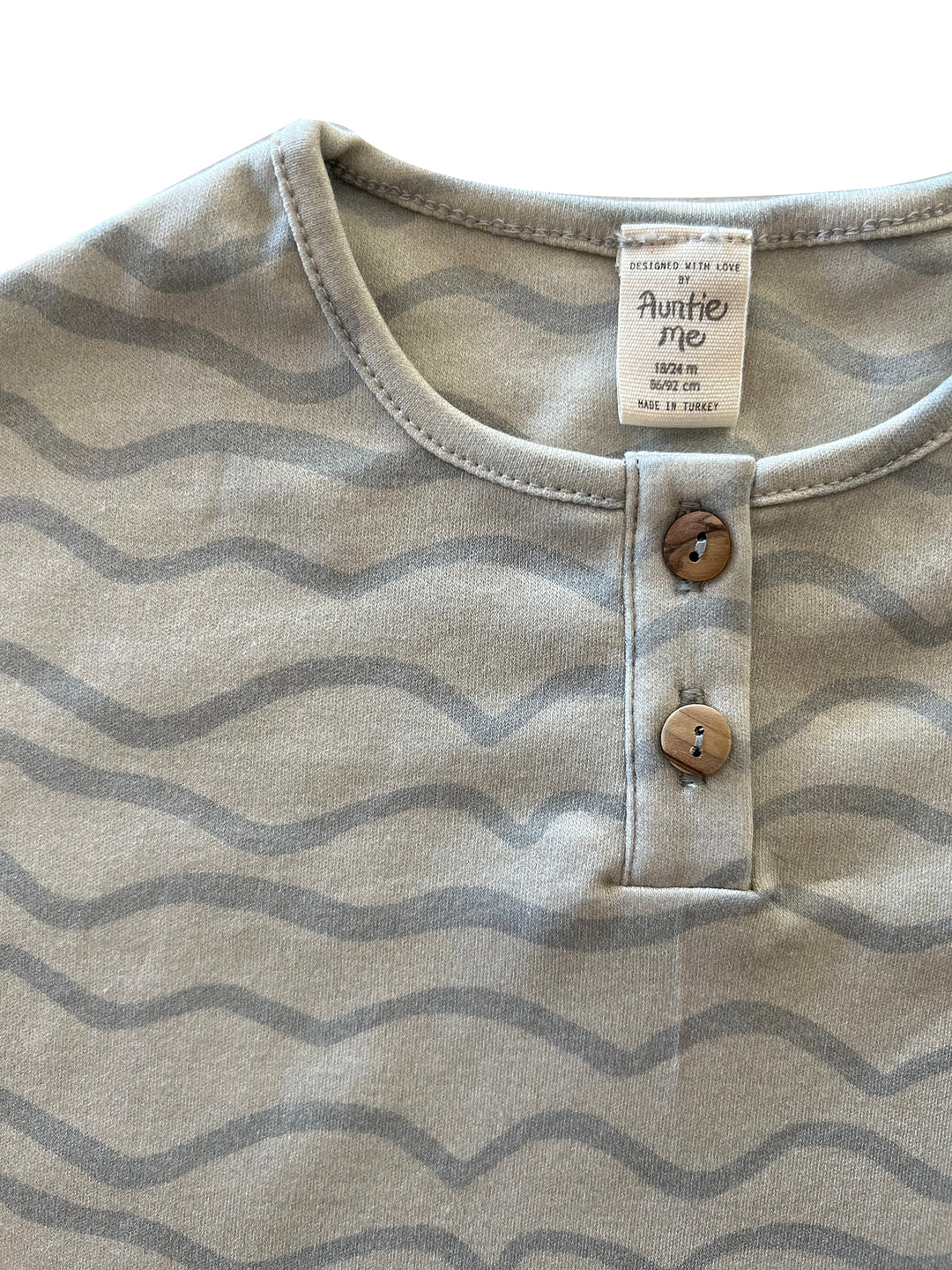 ORGANIC BLUE WAVES T-SHIRT