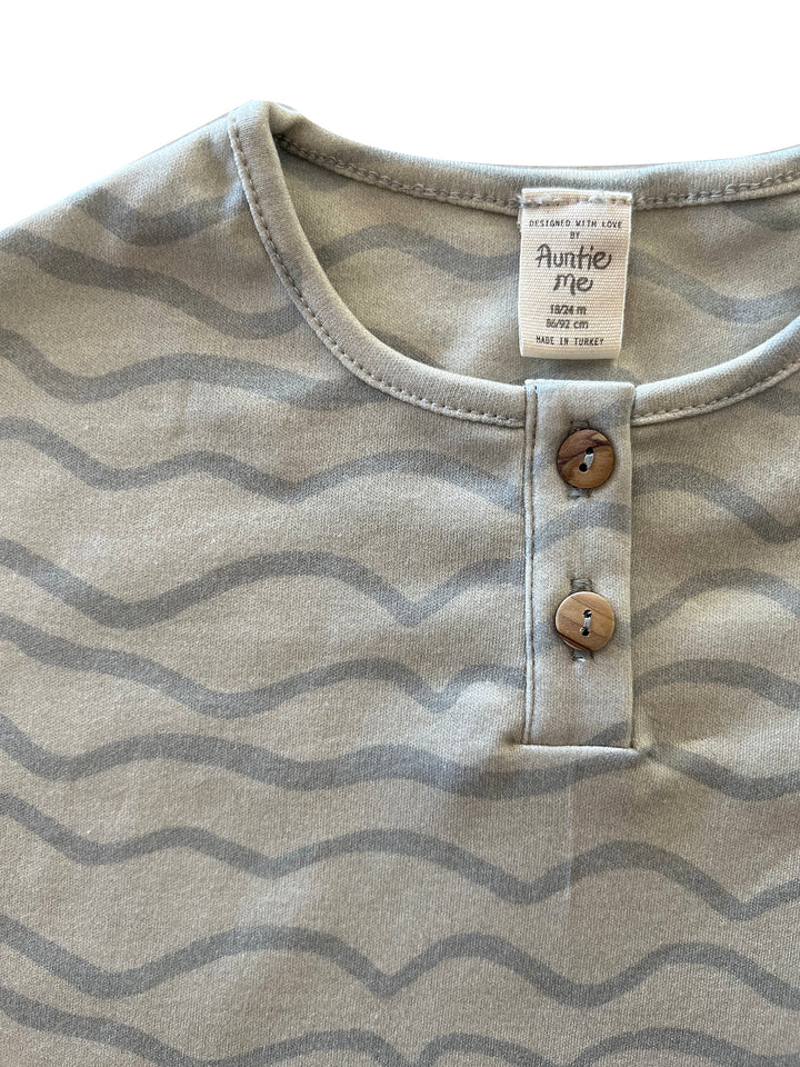ORGANIC BLUE WAVES T-SHIRT