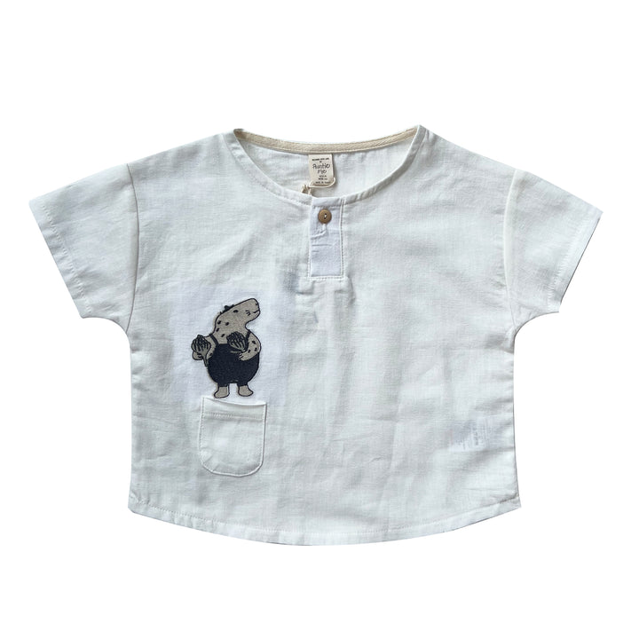 ORGANIC UNDYED ’RHINO’ GOMLEK