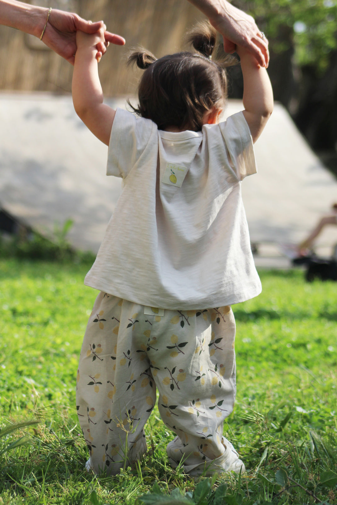 Auntie Me ‘L is for Lemon’ T-shirt 100% organic cotton - certified