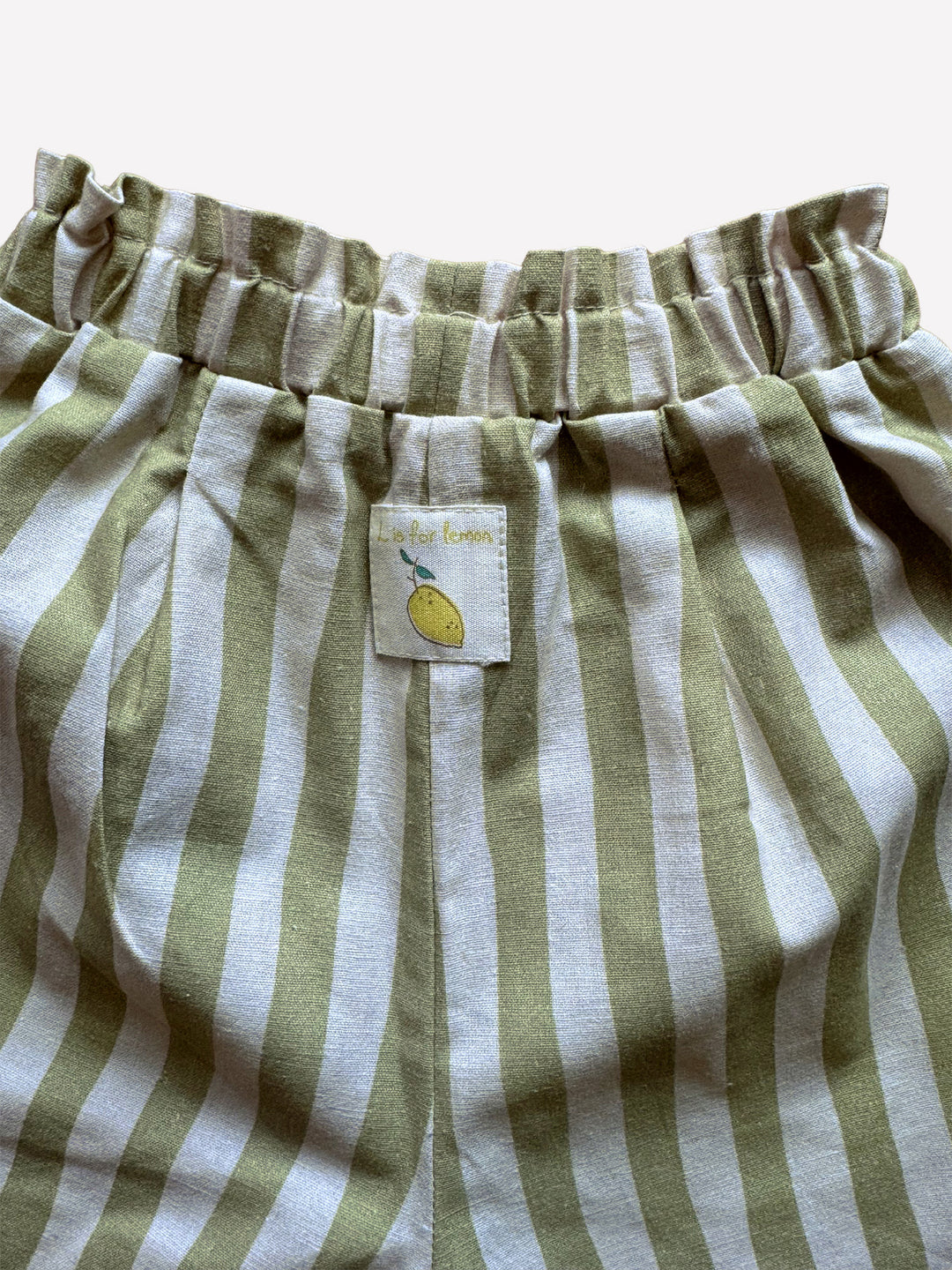 Auntie Me ‘Turtle’ Stripes Trousers 70% cotton %30 linen