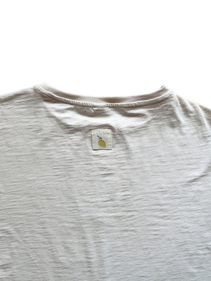 Auntie Me ‘L is for Lemon’ T-shirt for Adults 100% organic cotton - certified