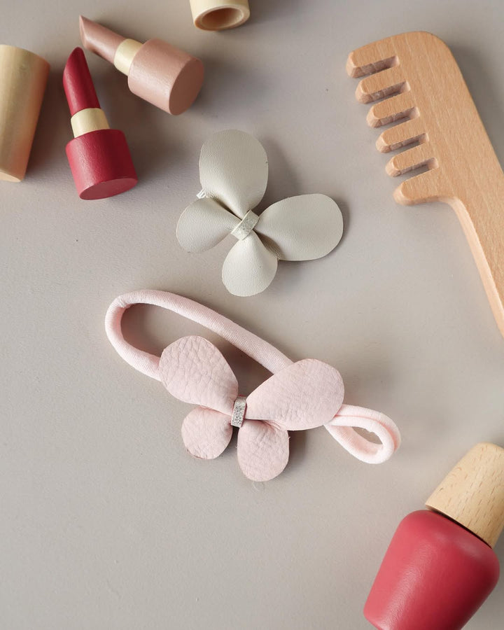 IPOBOMI BUTTERFLY HEADBAND WHITE
