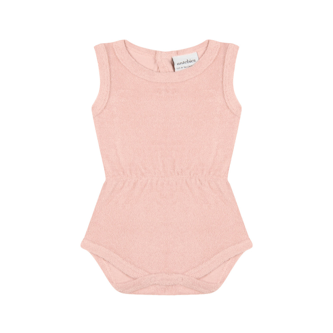Antebies Toz Pembe Lastikli Body