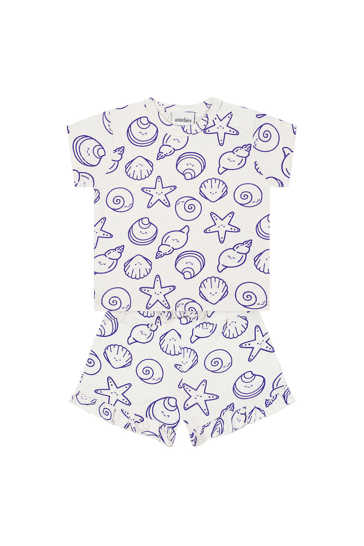 Antebies Neşeli Dostlar Kısa Kollu Tshirt Şort Set