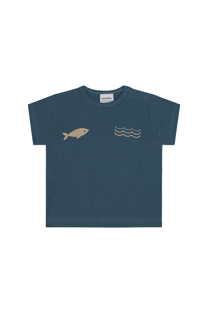 Antebies Minik Denizciler Kısa Kollu Tshirt Şort Set