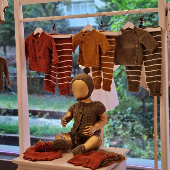 TERRA COTTA ÇİZGİLİ PANTOLON HAKİ