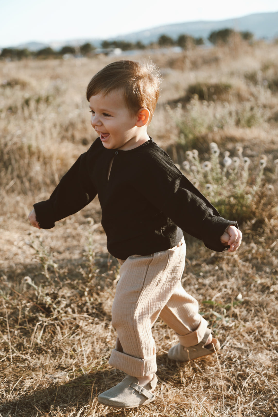 MUSLIN PANTS BEJ