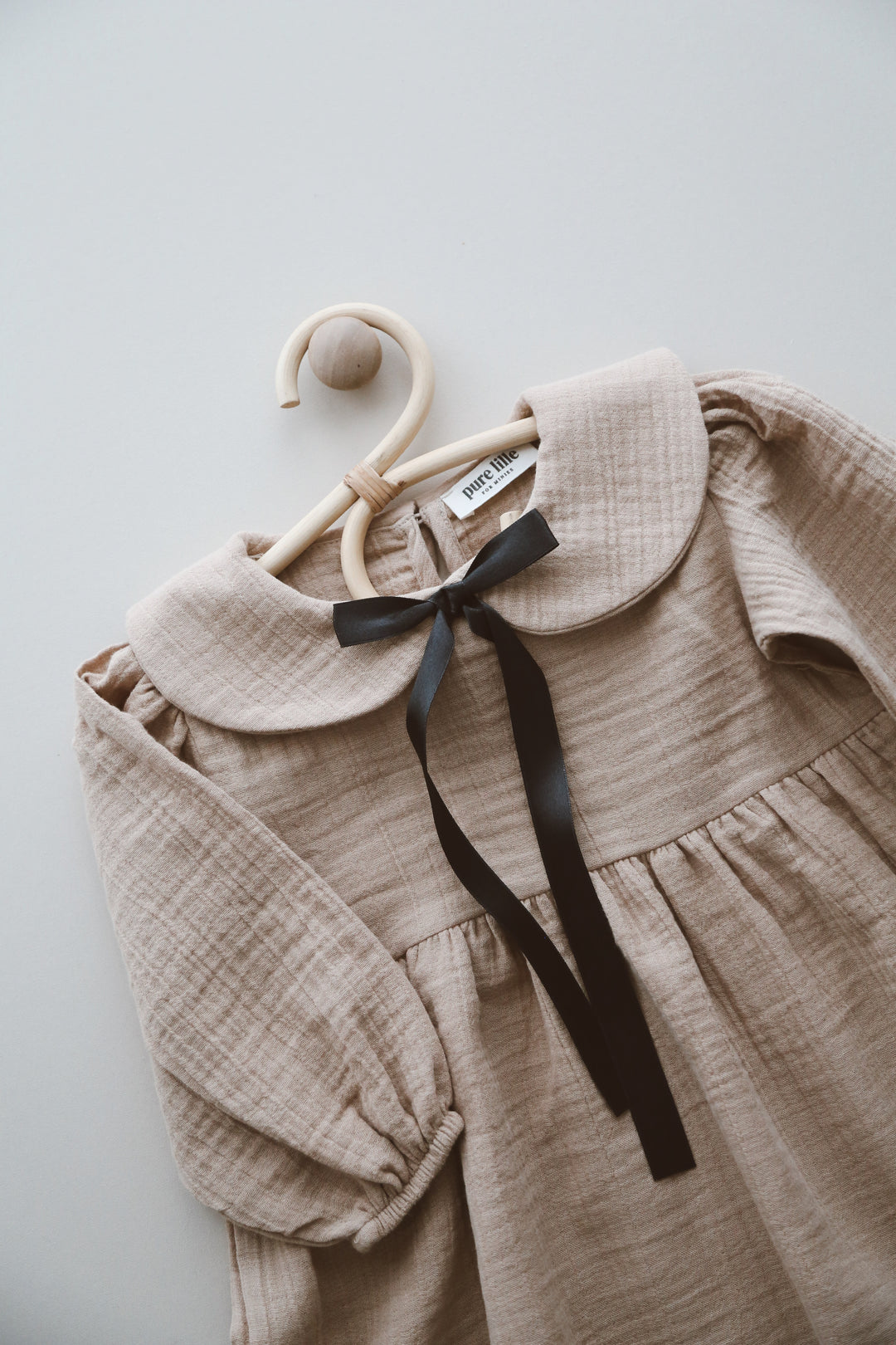 RETRO BLOSSOM DRESS BEJ