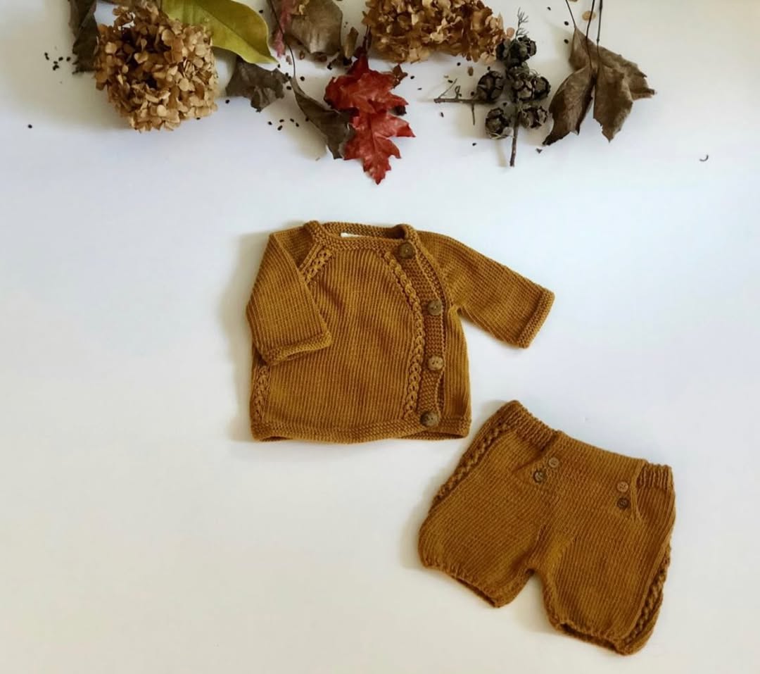 TERRA COTTA TRİKO ŞORT HARDAL