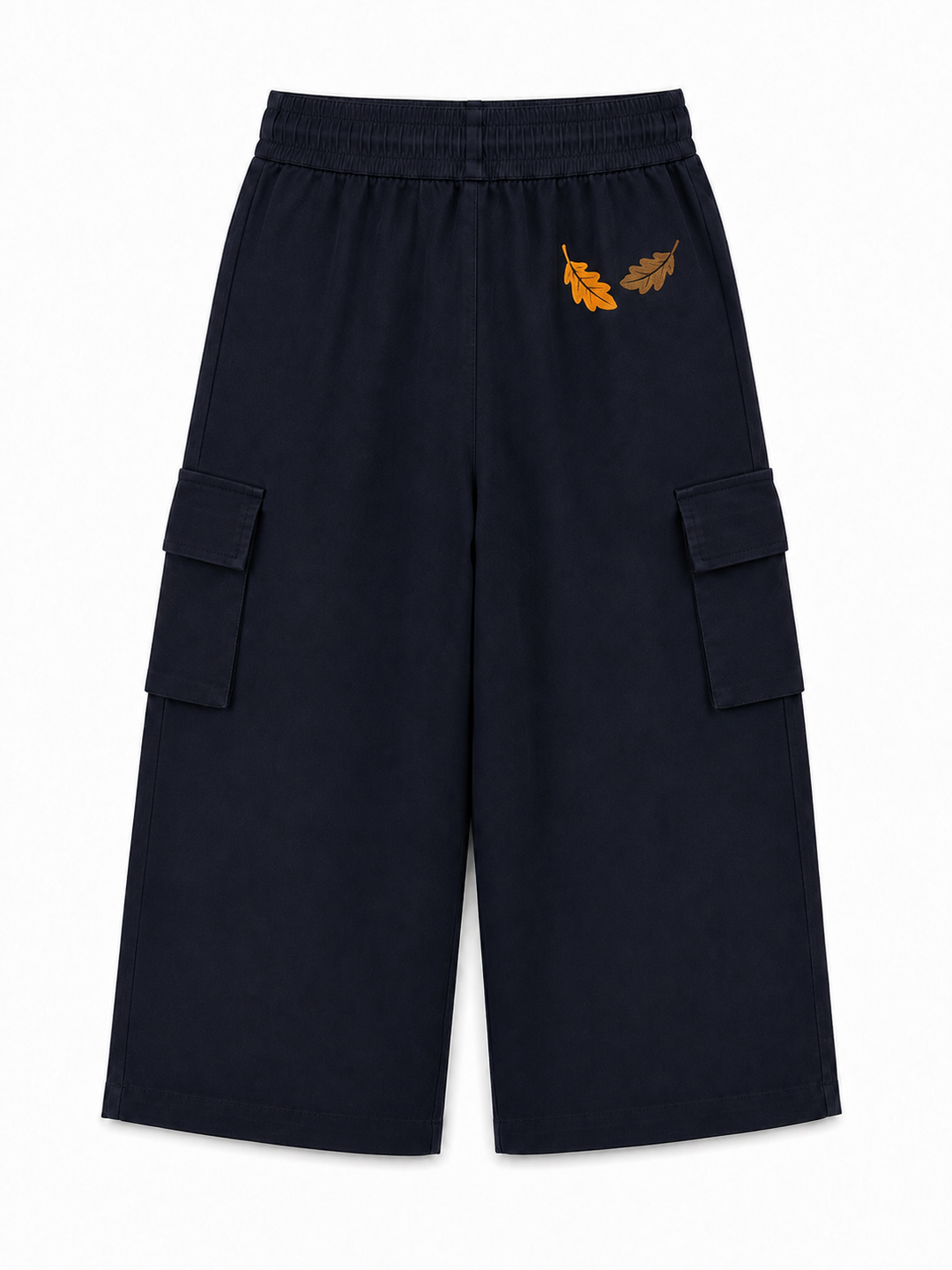 Tiny Stories Gabardin Kargo Bol Paça Pantolon - Gece Mavisi