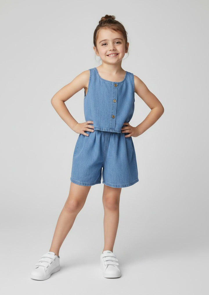 Petits Nobles Bluebell Denim Set