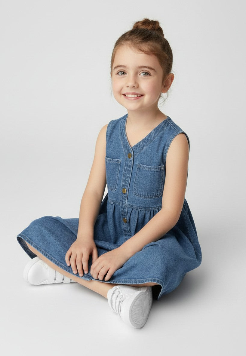 Petits Nobles Willow Denim Dress