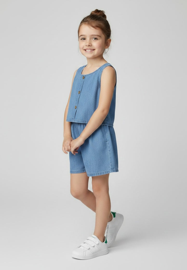 Petits Nobles Bluebell Denim Set