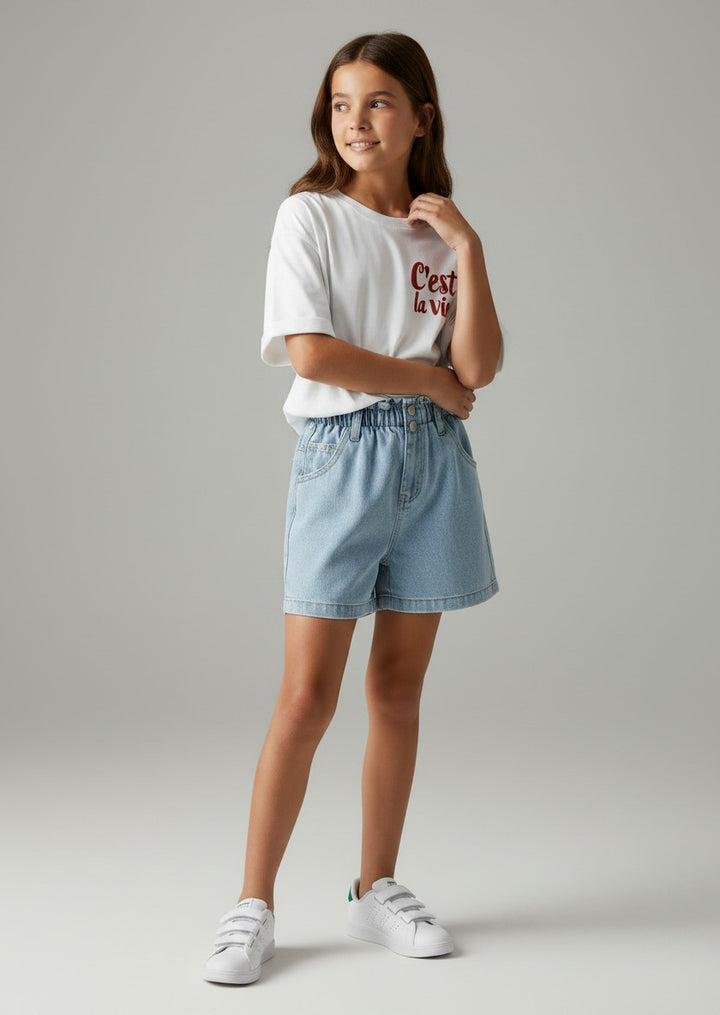 Petits Nobles Clara Denim Shorts