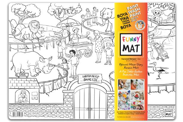 FUNNY MAT HAYVANAT BAHÇESİ    48 x 33.5 cm