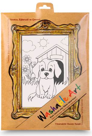 FUNNY MAT WASHABLE ART KÖPEK
