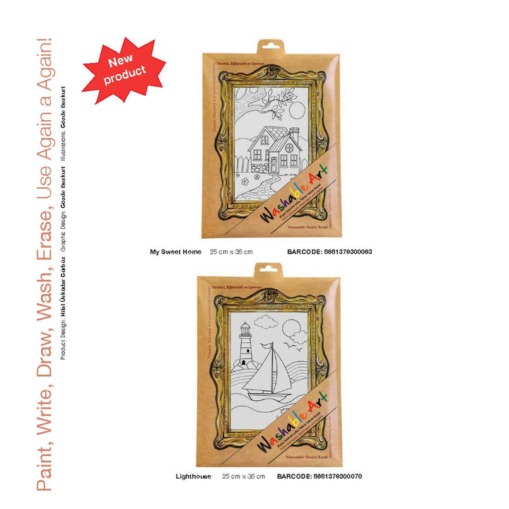 FUNNY MAT WASHABLE ART BENİM TATLI EVİM