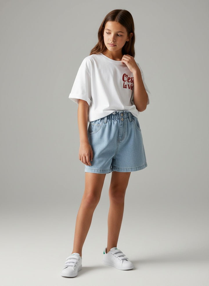 Petits Nobles Clara Denim Shorts