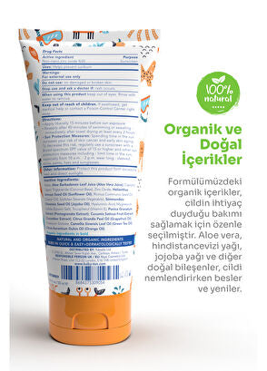 Bebek ve Çocuklar İçin Günlük Güneş Koruyucu Krem 100 ML