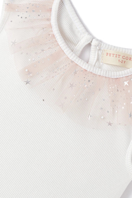 Petit Coral Blush Stardust Kolsuz Bluz