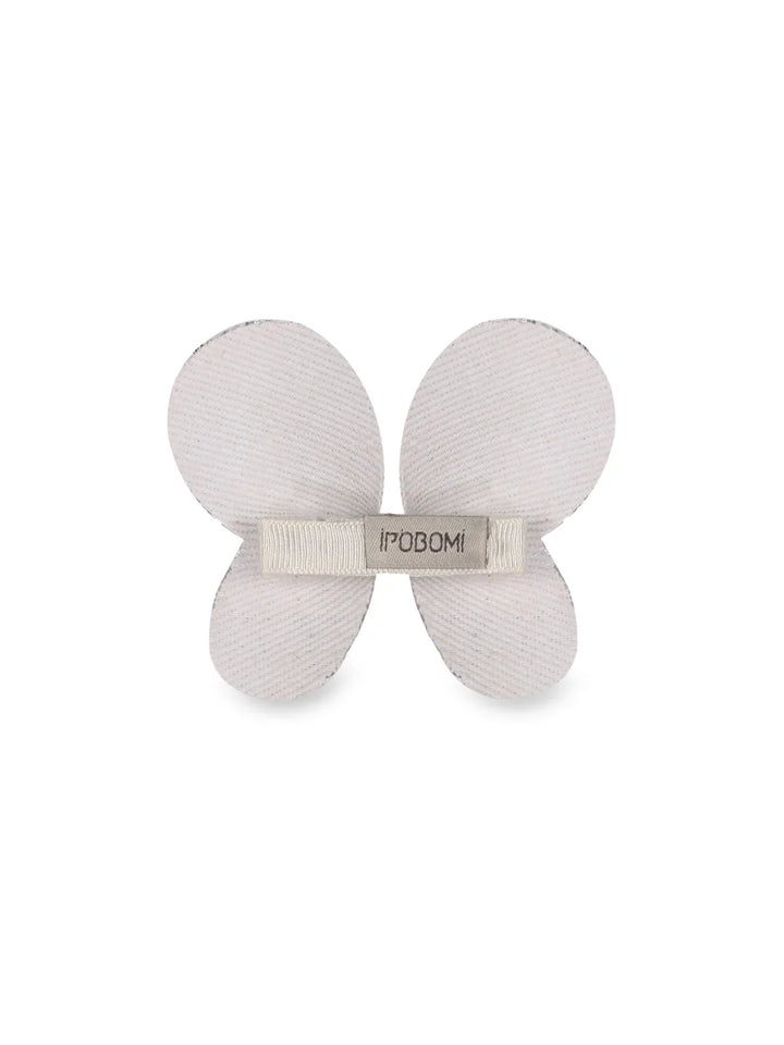 IPOBOMI BUTTERFLY WHITE  CLIPS