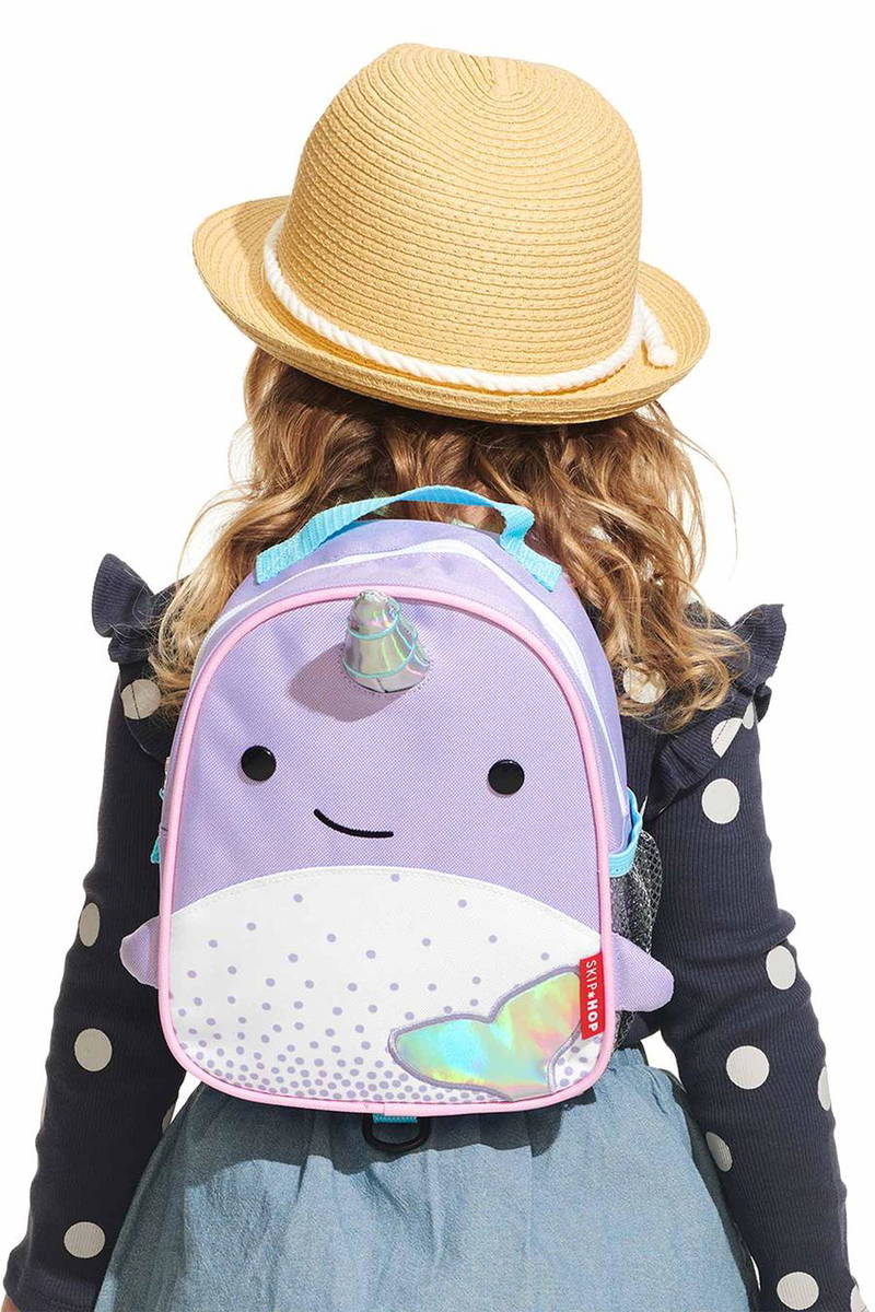 Skip Hop Emniyet Kemerli Sırt Çantası - Narwhal