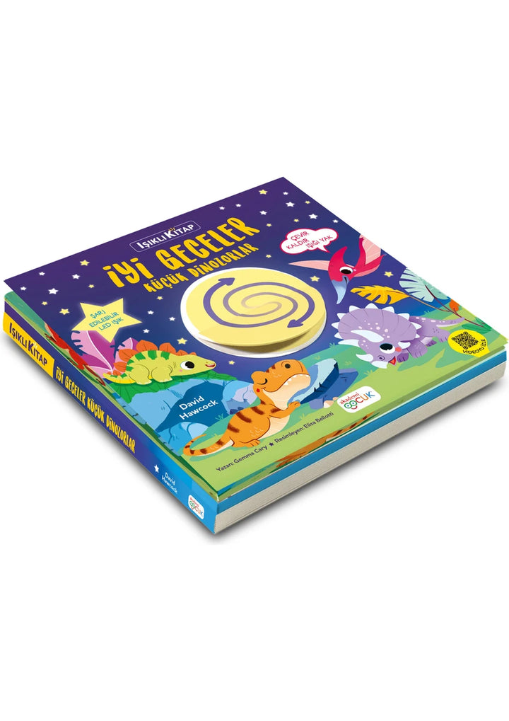 AKADEMİ ÇOCUK ISIKLI KITAP IYI GECELER KÜÇÜK DINAZORLAR